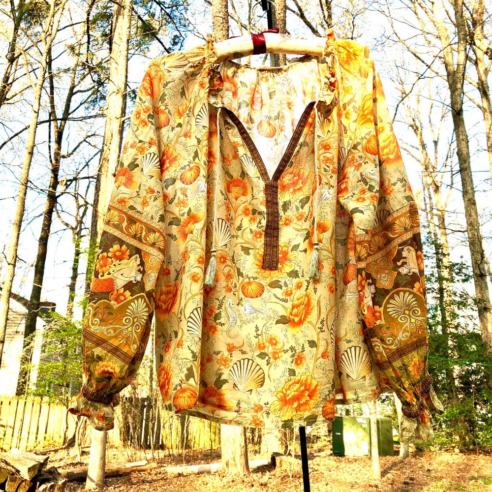 Spell & the Gypsy Collective Seashell Blouse Small